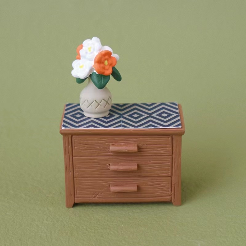 Decole đối tượng nhỏ✿D22-21 phong cách nhật bản hàng linh tinh râu rái cá hàng ngày đồ nội thất nhỏ thiết bị điện tv ghế nhựa thủ công mỹ nghệ đồ trang trí nhỏ