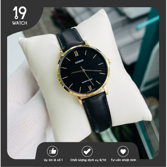 Đồng hồ nữ dây da Casio LTP-VT01GL-1B