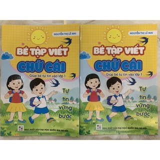 Bé tập viết chữ cái