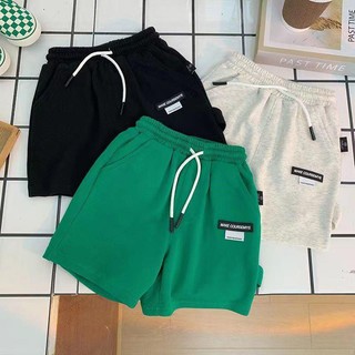 Quần short lửng thể thao đơn giản 100% cotton mềm cho bé trai