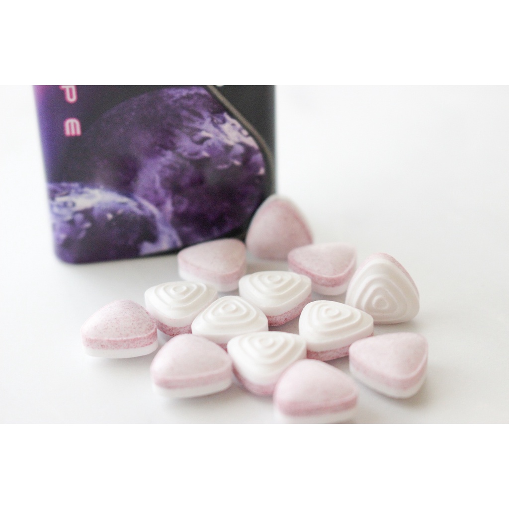 Kẹo ngậm hương dâu, táo, nho, chanh bạc hà Nhật Bản