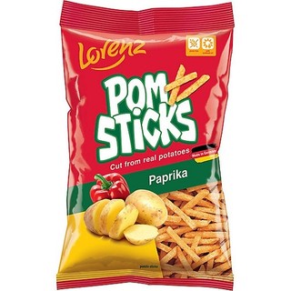 Khoai tây chiên Pomsticks vị ớt cay Paprika Lorenz 70g