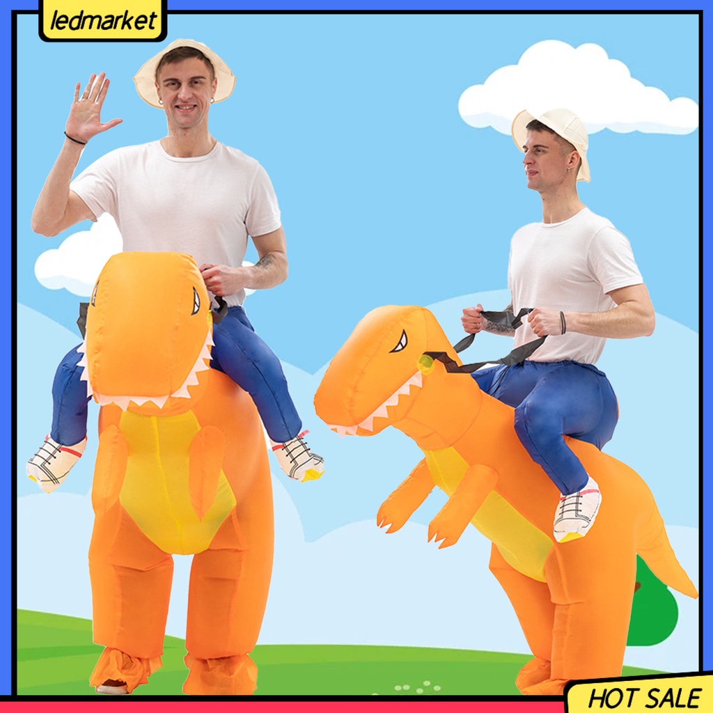 Đồ Bơm Hơi Hóa Trang Khủng Long Có Thể Bơm Phồng Cho Người Lớn Và Trẻ Em