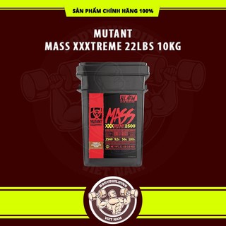 Chính hãng - mutant - mass xxxtreme 22lbs 10kg sữa tăng cân tăng cơ nhanh cho người tập thể hình
