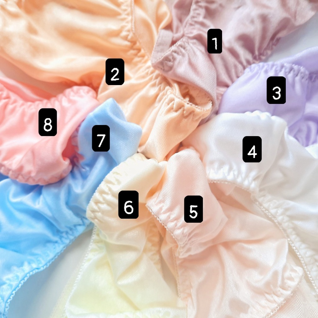 Quần lót thun lạnh lụa bóng trơn Angel mã sản phẩm 115 size vòng 3 dưới 96cm