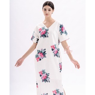 ĐẦM LINEN HOA