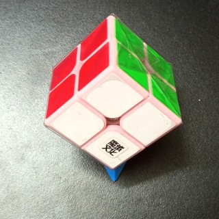 Rubik 2x2x2. flagship siêu giảm giá. moyu weipo hồng