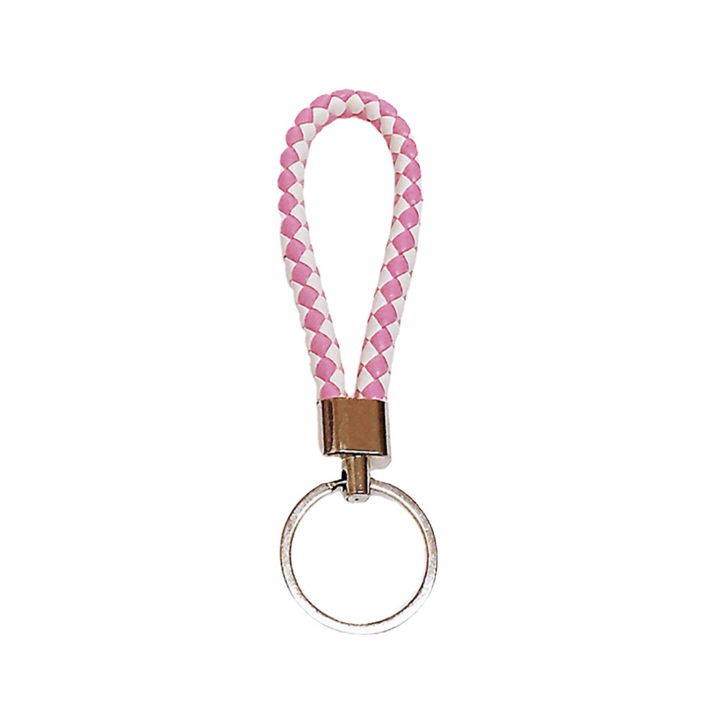 Móc Khóa Dây Da Bện Sành Điệu Cho Nam Nữ