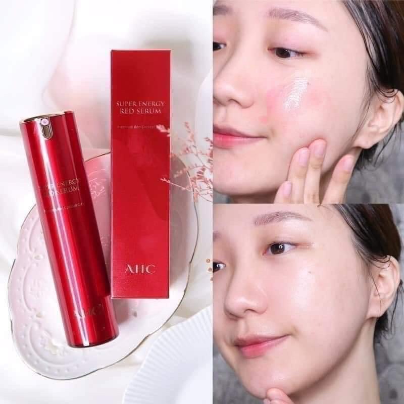 Serum đỏ Ahc Super Energy Red Serum Làm trắng,Mờ thâm nám, chống lão hoá da 50ml