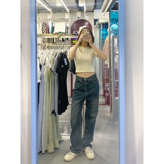 JANET STUDIO • Quần jean xanh tím