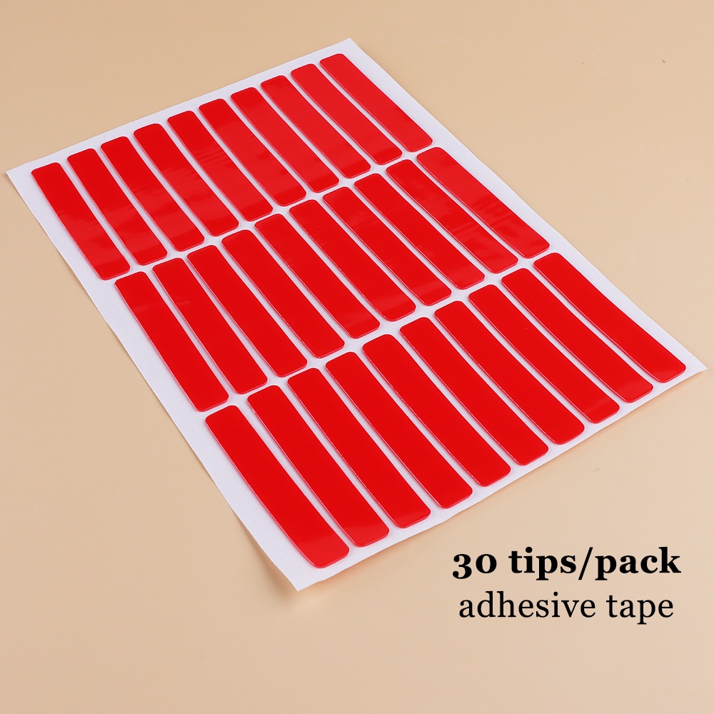 Bộ 30 Miếng Dán Trưng Bày Móng Tay Trong Suốt