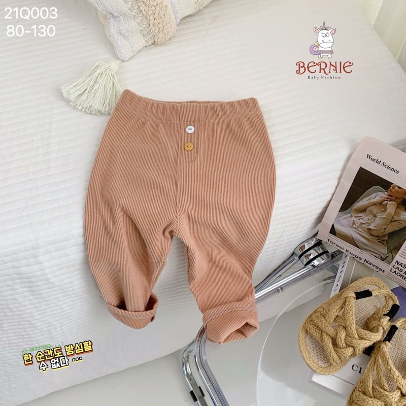 Sale 30%- Quần nhung tăm cao cấp hàng việt nam xuất khẩu- bé trai bé gái Bernie dày dặn 5 màu cho bé từ 8- 19kg