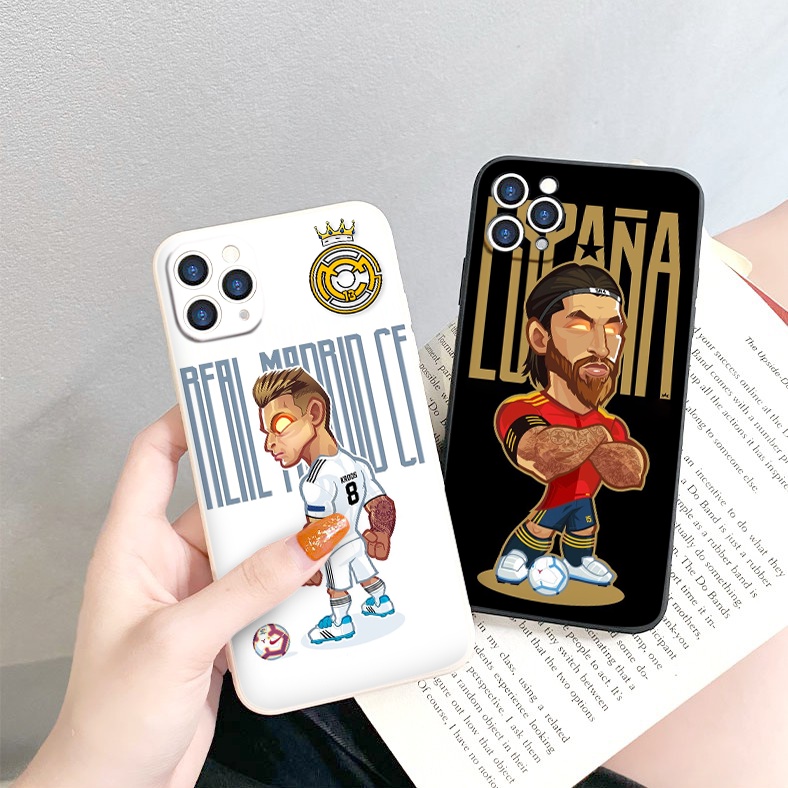 Ốp vuông iphone Bóng đá Real.fc bảo vệ cam 6/6splus/7/7plus/8/8plus/x/xr/xs/11/12/13/14/pro/max/plus/promax