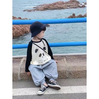 Bộ nỉ hình cún phối màu cho bé trai
