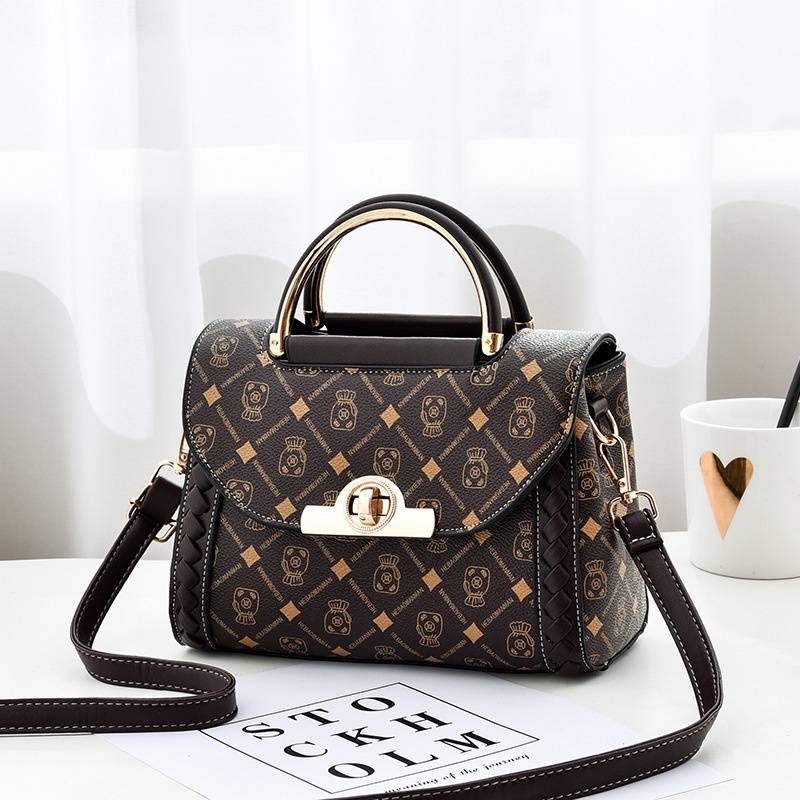 IELGY Túi Đeo Chéo Ghép Nối Thanh Lịch Dễ Phối Đồ Cho Nữ