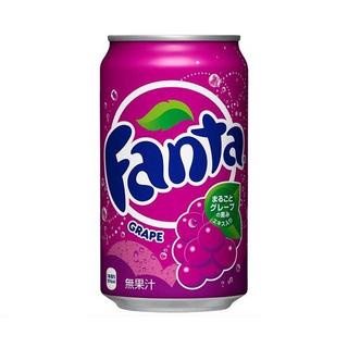 Nước ngọt Fanta vị nho, vị cam có ga 160ml, hàng nội địa Nhật