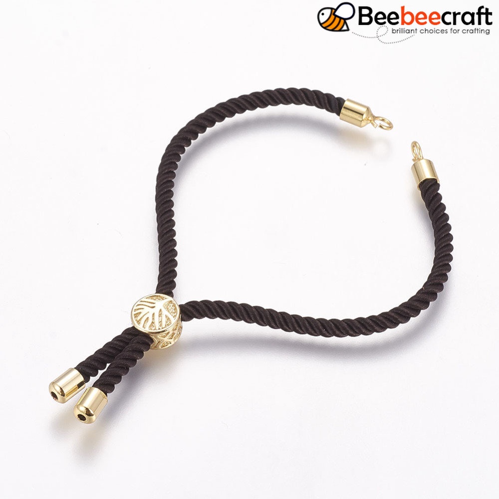Set 1-2 Vòng Tay Dây Nylon Mạ Vàng 18K Không Chứa Niken Và Chì