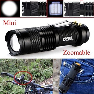 Đèn pin mini siêu sáng Cree Q5 (đã có pin và sạc)
