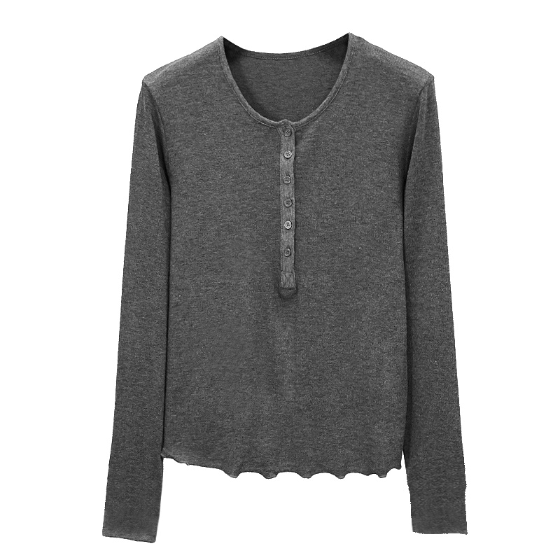 NRVP Áo Thun Nữ Dài Tay Dáng Rộng In Hình Phong Cách Hàn Quốc Kiểu Mới