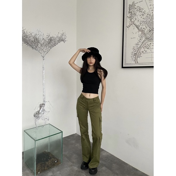 QUẦN KAKI TÚI HỘP ỐNG LOE