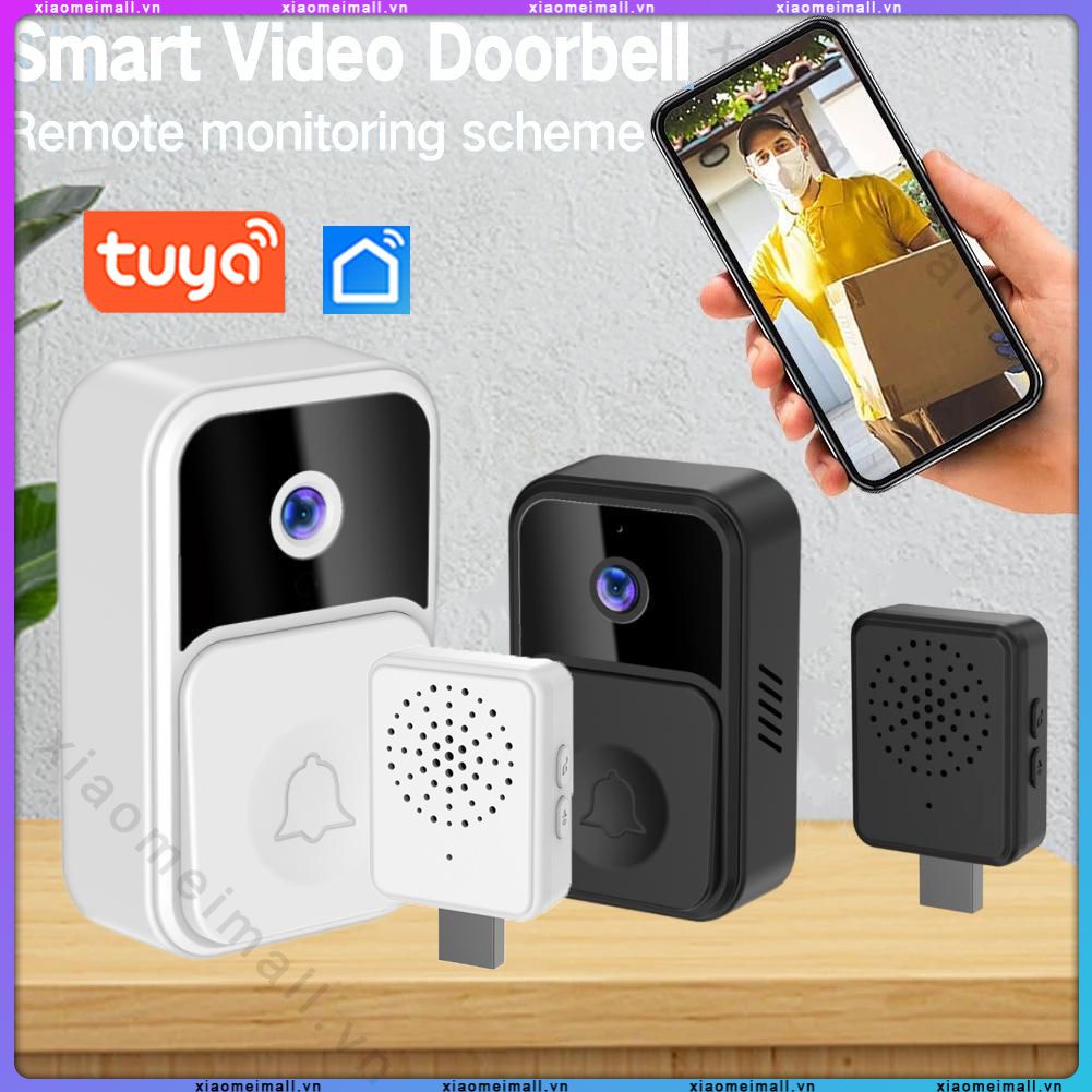 Tuya Wifi Chuông Cửa Không Dây Video Gia Đình Điện Tử Cao Cấp Nhìn Hd Thoại Liên Lạc Nội Bộ Không Dây Thông Minh (Xiaomeimall)
