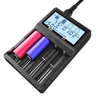 Pin lithium r4 18650 aa5 nimh 21700lcd 4 ngăn thông minh