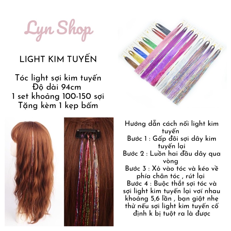 TÉP LIGHT KIM TUYẾN 100-150s