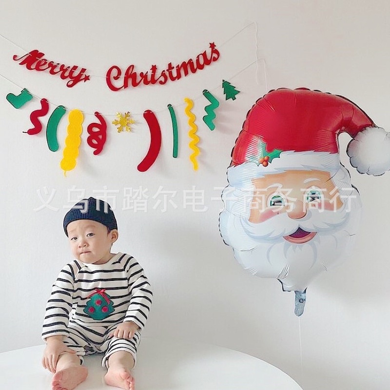 Bộ Dây Cờ Merry Christmas Chúc Mừng Giáng Sinh / Noel - Yori Party