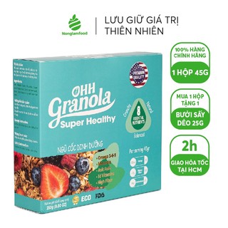 Ngũ Cốc Trái Cây Sấy-Ăn Sáng - Giảm Cân - Super Healthy hộp 250g | Ăn kiêng, eat clean