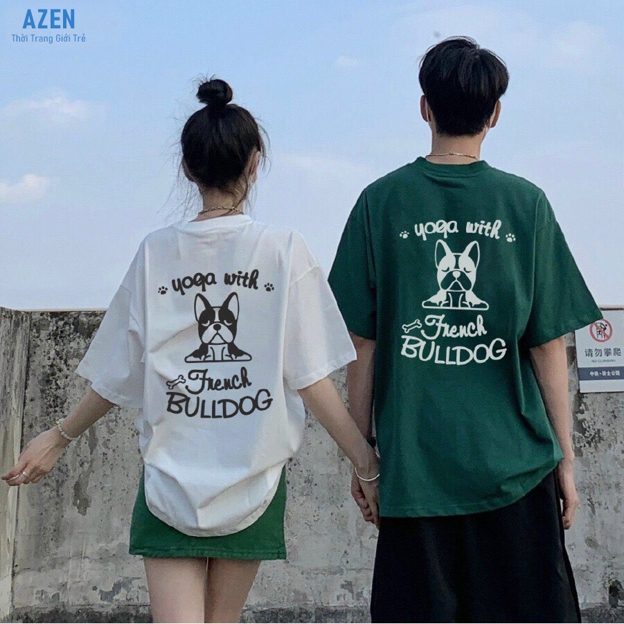 Áo thun Unisex BULL DOG nam nữ tay lỡ freesize form rộng 4 màu thịnh hành
