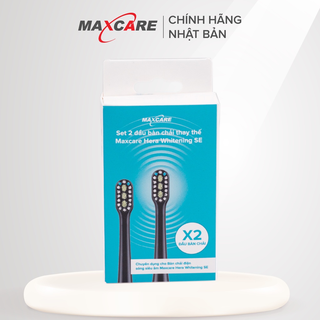 Đầu bàn chải điện Maxcare Hera Whitening SE chính hãng, sợi Dupont cao cấp, kháng khuẩn