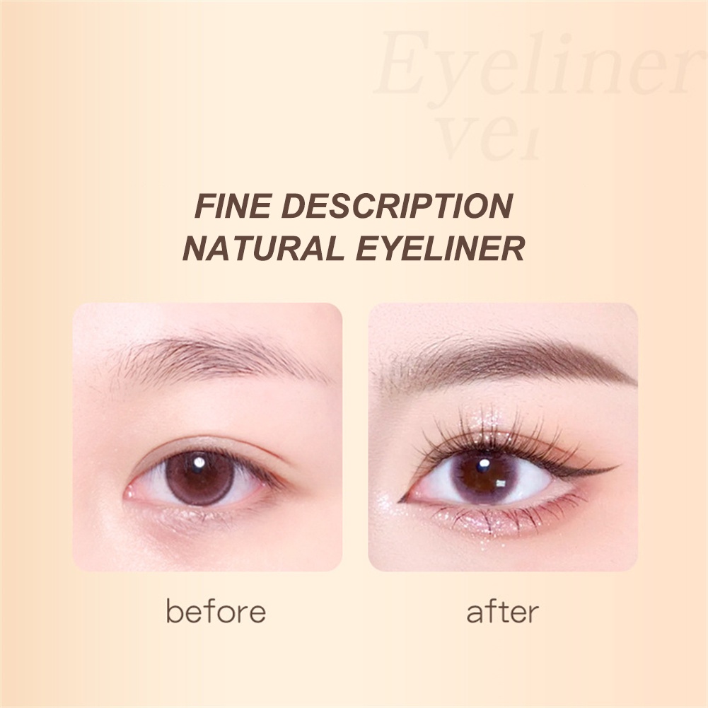 ♕SUAKE Bút Kẻ Mắt Dạng Nằm 3 Màu Bút Kẻ Mắt Siêu Mịn Nhanh Khô Chống Thấm Mồ Hôi Lâu Trôi Không Lem Mỹ Phẩm Mắt UPBEST