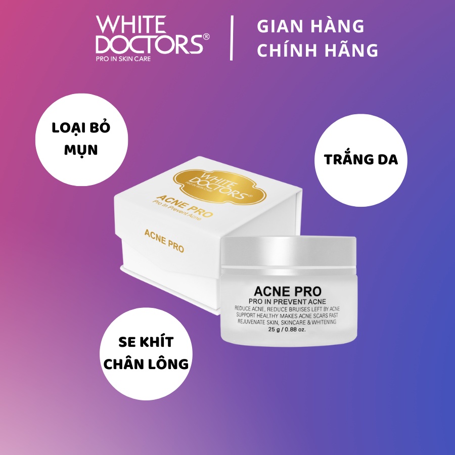 Bộ đôi hỗ trợ giảm mụn White Doctors