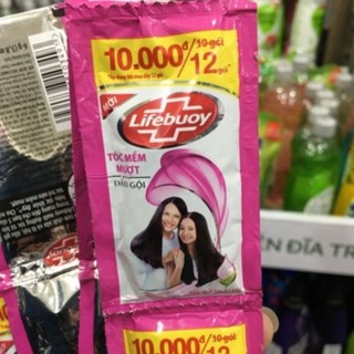 Dầu gội Lifebuoy tóc mềm mượt 6g ( 12 gói )