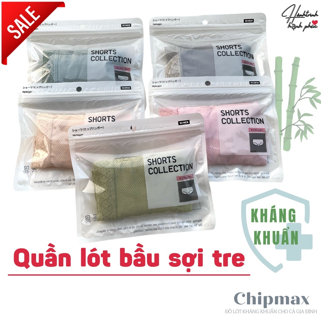 Quần lót bà bầu sợi tre cao cấp