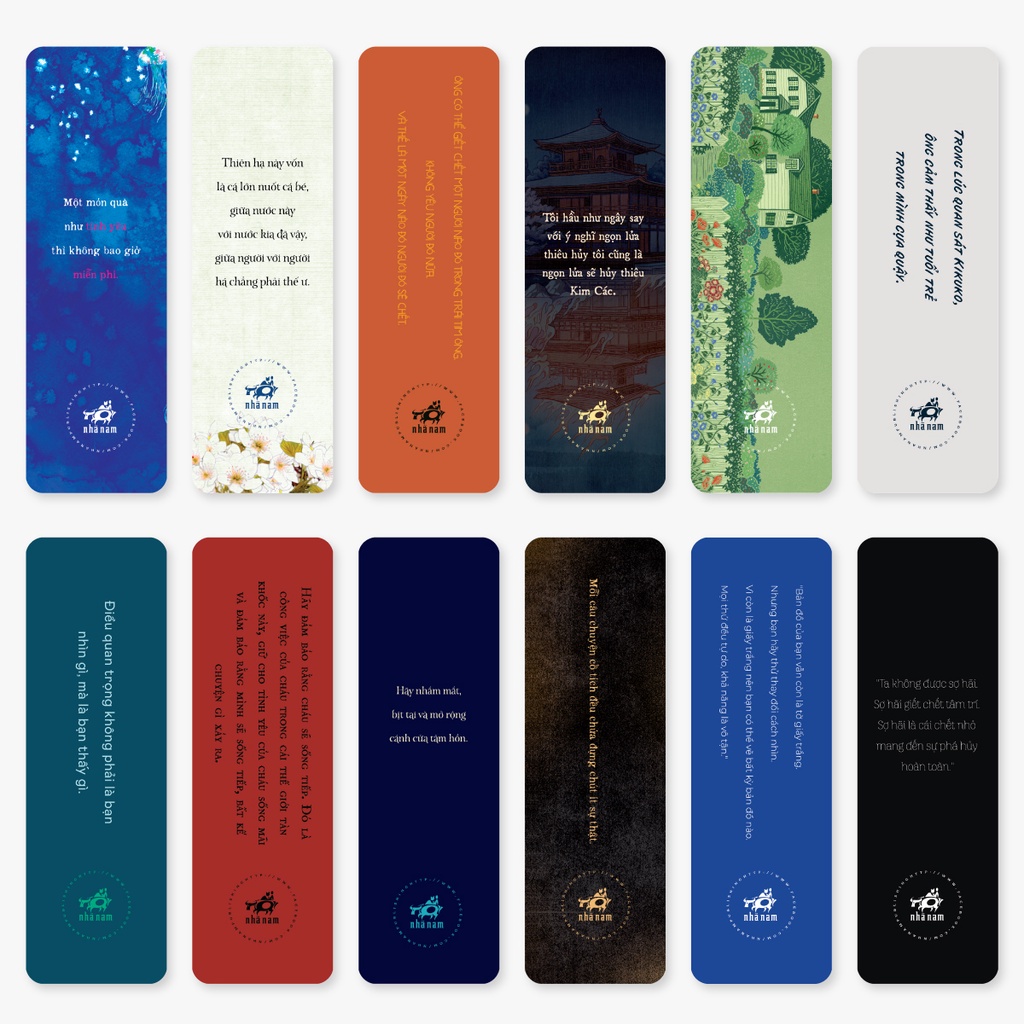 Bookmark giấy đánh dấu sách Nhã Nam