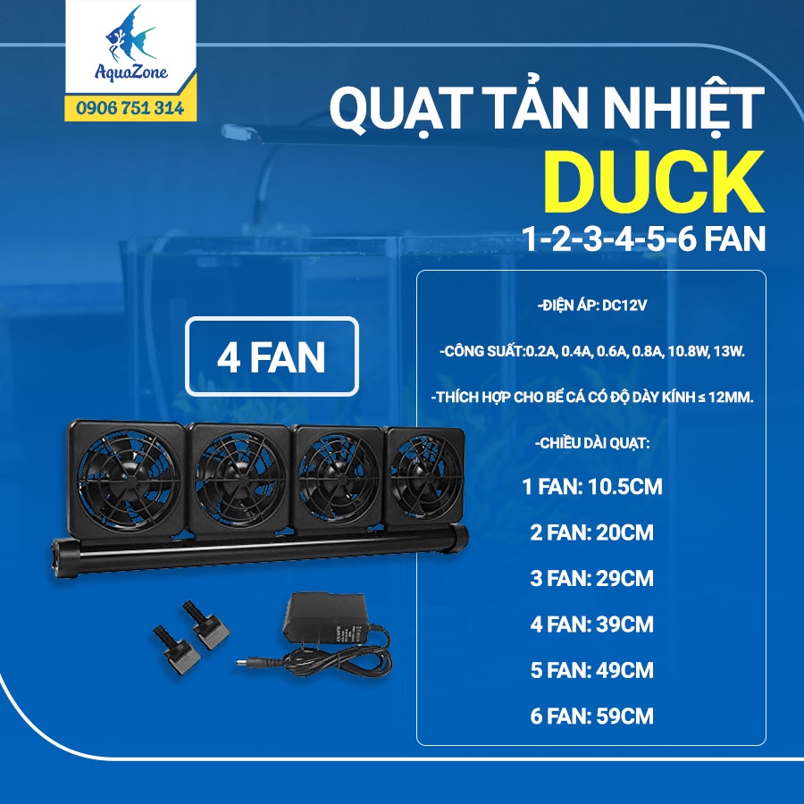 Quạt tản nhiệt Duck 1 - 2 - 3 - 4 - 5 - 6 FAN