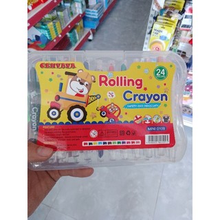 Sáp vặn rolling crayon 12 màu/18 màu/24 màu
