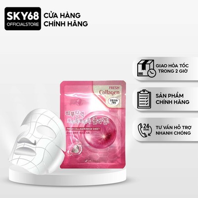 Mặt Nạ Tái Tạo Da Từ Collagen 3w Clinic Fresh Collagen Mask Sheet 23ml