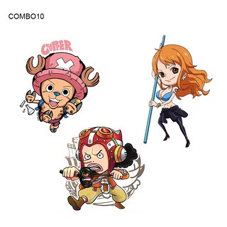Hình Xăm Dán Anime One Piece Combo
