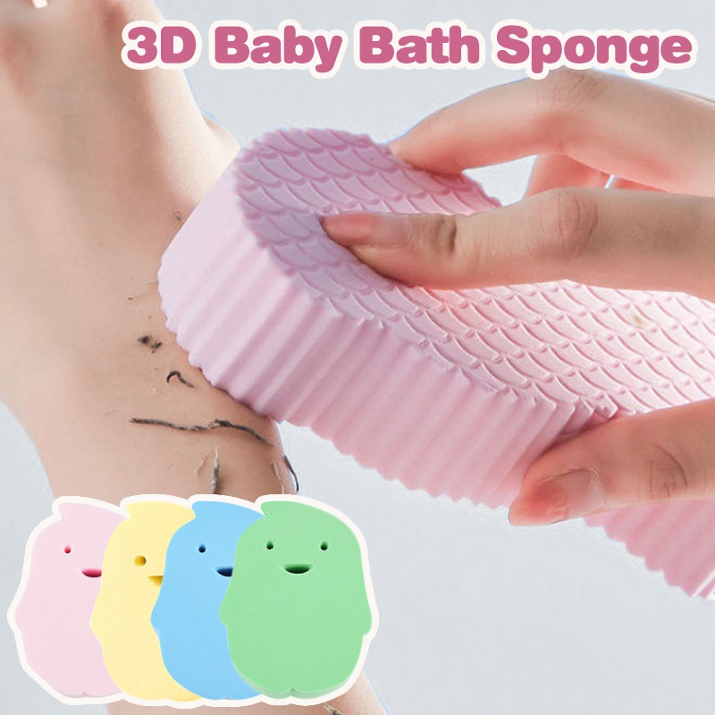 Mút Tắm Mềm Mại Làm Sạch Da Em Bé Tiện Dụng