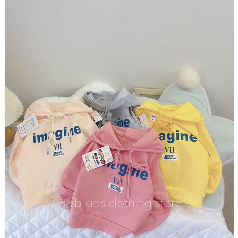 Áo Hoodie Phong Cách Có Mũ Cho Bé Trai Bé Gái S8-20kg