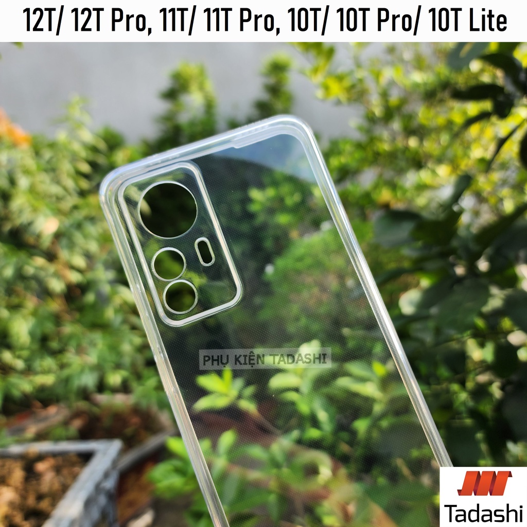 Ốp Lưng Dẻo Xiaomi 12T/ 12T Pro, Xiaomi 10T/ 10T Pro, Mi 10T/ 10T Pro, Mi 10T Lite 5G Trong Suốt Có Gờ Bảo Vệ Camera