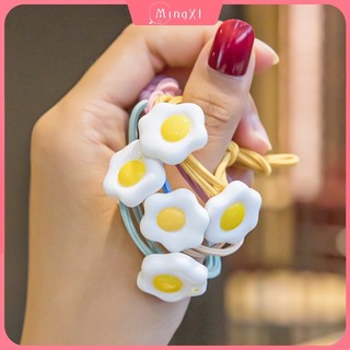 Cột tóc trứng cho nữ phong cách dễ thương [Quà tặng]
