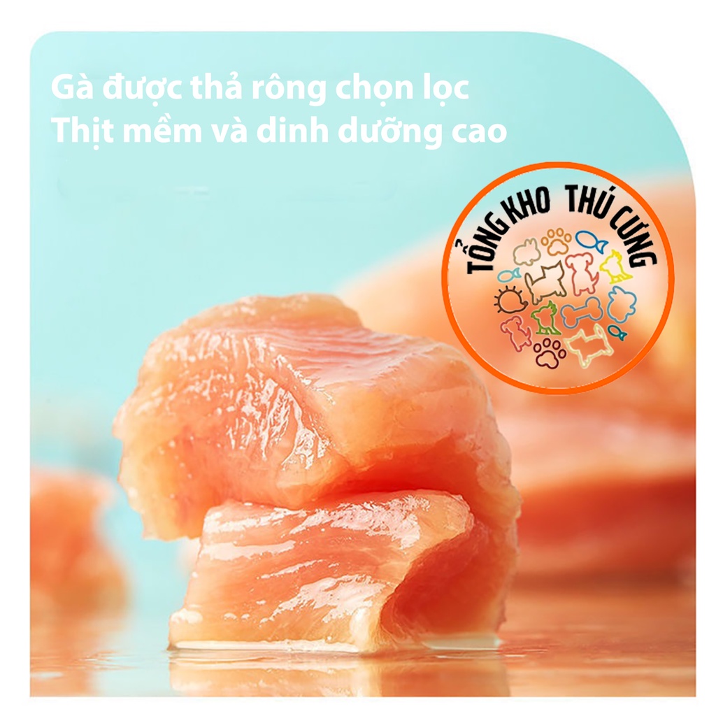 Súp thưởng Shizuka cho mèo, Bánh thưởng mèo giúp mượt lông, tiêu hóa tốt mùi vị tự nhiên rất hấp dẫn, giàu dưỡng chất