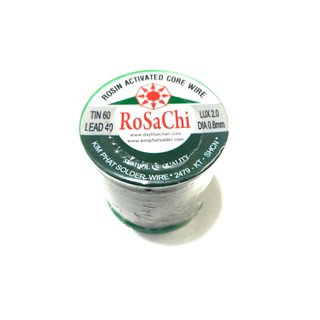 Chì hàn rosachi kp12 0.8mm sn60 pb40 cuộn xanh 360 gram