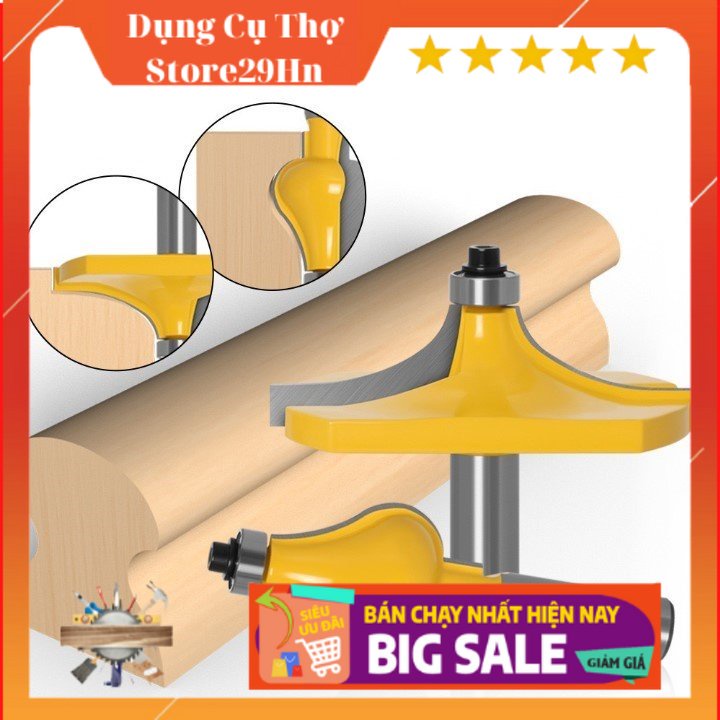 🛠 ⚒ Mũi soi gỗ, phay tay vịn cầu thang Muwang Đài Loan