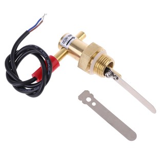 G1/2" Water Flow Switch DN15 Liquid Flowing Switch 10W Brass for Pump