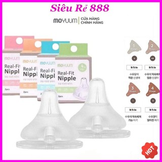 Núm ti Moyuum Hàn Quốc , núm ti silicon siêu mềm