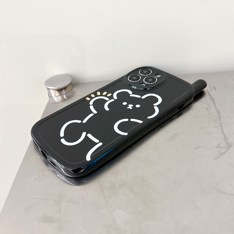 ỐP LƯNG IPHONE Ốp Điện Thoại Hình Gấu Hoạt Hình Cho iphone7 / 7plus / 8 / 8plus / x / xs / 11 / 12 / 13 / 14 / pro / max / plus / promax